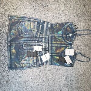 Forever 21 sparkly denim set